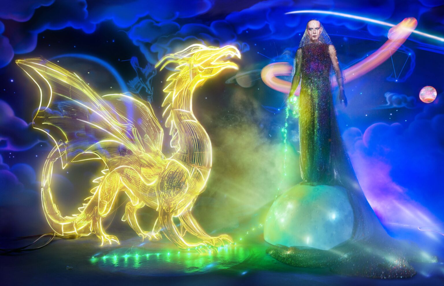 Jordan Roth photographed by David LaChapelle